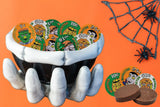 Fruidles Halloween Monster Money Coins Munny, Trick-Or-Treat Party Bag Fillers, Individually Wrapped in Orange, Green, Silver Coin Design Foils