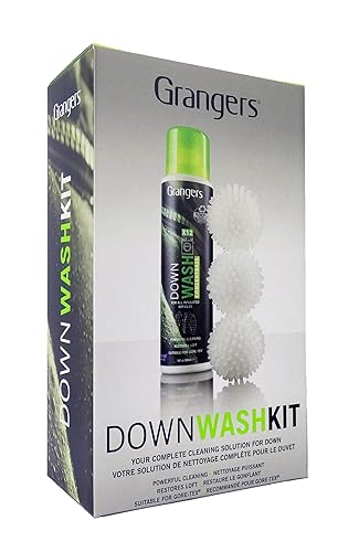 Grangers Down Wash Kit | Down Wash 10 oz Concentrate and 3 Reusable Dry Balls To Restore Down Loft