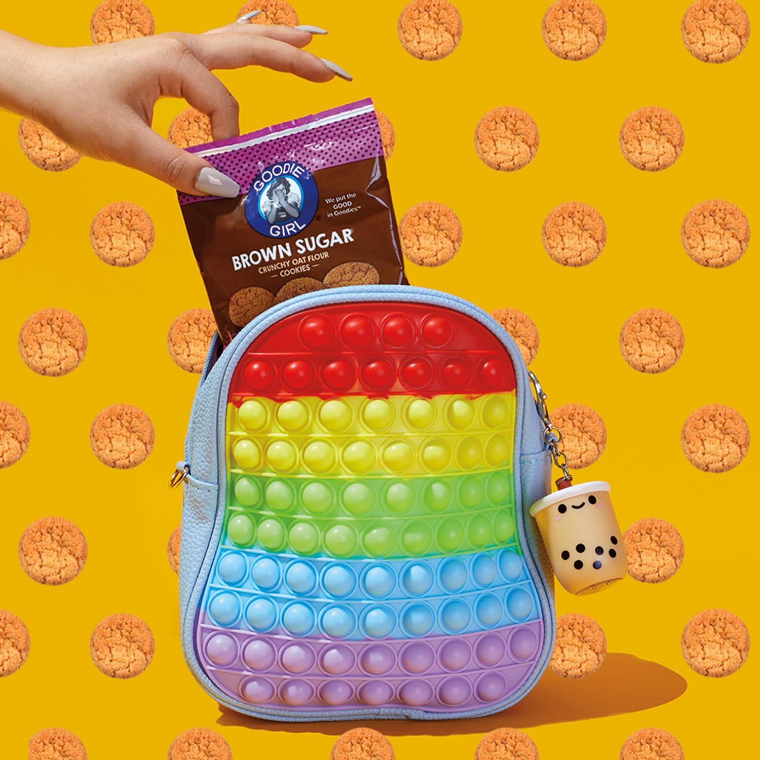 Goodie Girl Mini Brown Sugar Cookies, Gluten Free Cookies for Kids, 100 Calorie Snack Packs - Peanut Free, Individually Wrapped - Bite Size Lunchbox