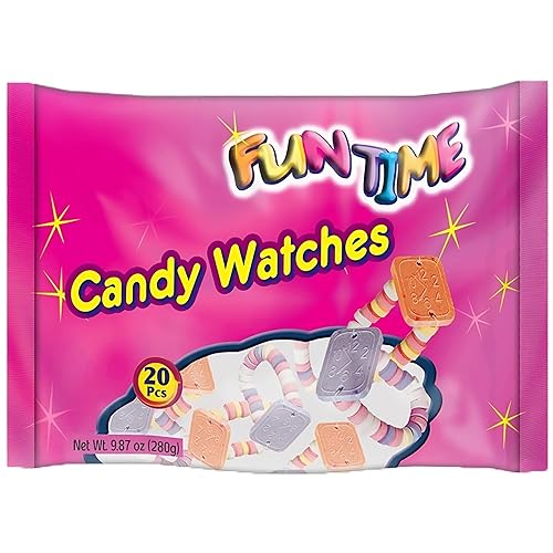 Snacktery Candy Bracelet Watches - Pack of 20 Candy Bracelets Individually Wrapped - Candy Jewelry to Create Playful, Delicious Memories - Candy Party