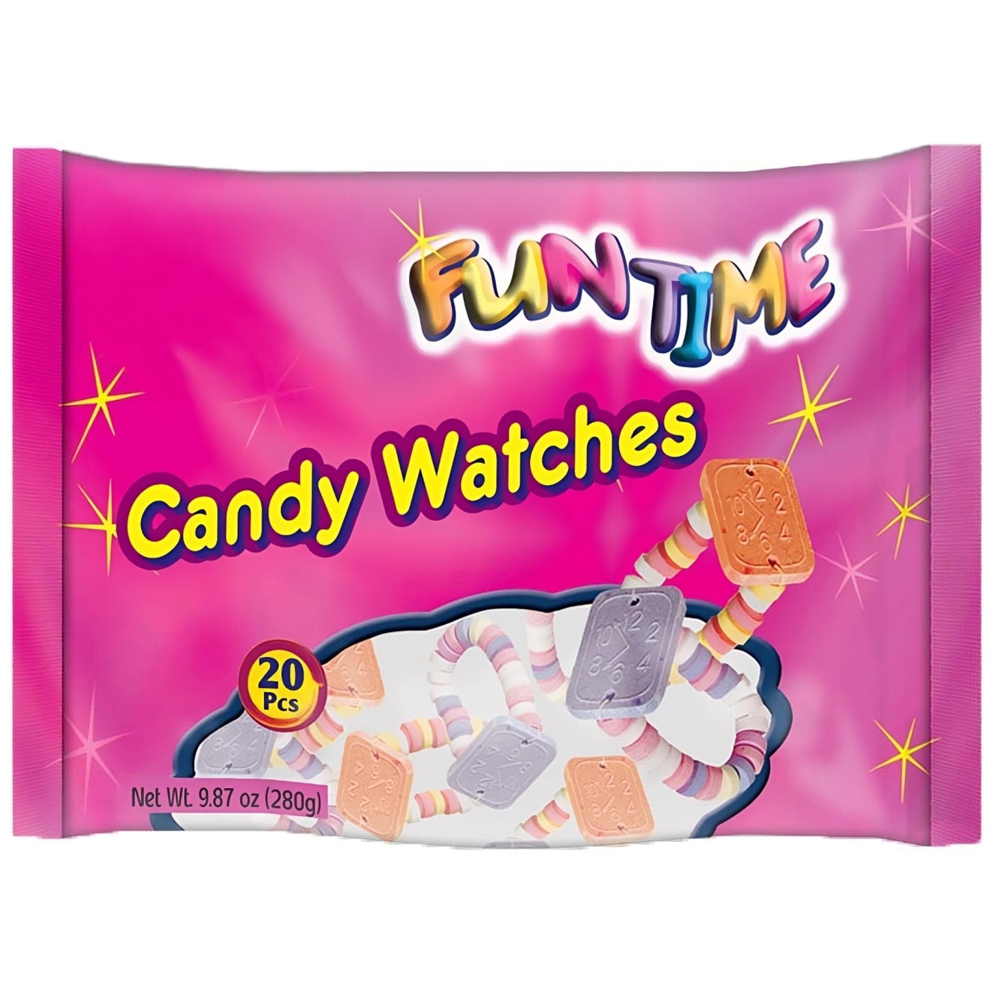 Snacktery Candy Bracelet Watches - Pack of 20 Candy Bracelets Individually Wrapped - Candy Jewelry to Create Playful, Delicious Memories - Candy Party