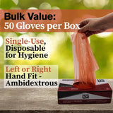 IVS 36" Veterinary OB Gloves - Standard Disposable Shoulder-Length Sleeves for Large Animal Exams, Calving & Breeding (Box of 50)