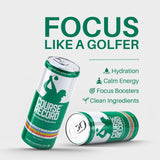 Functional Hydration Drink for Golfers - COURSE RECORD Variety Pack - Electrolytes, Calm Energy & Focus - Healthy Sports Drink - 12-Pack (12oz Cans)