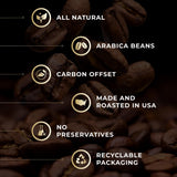 Liquid Gold Espresso Gourmet Coffee, Whole Beans, Costa Rica, Brazil and Ethiopia Blend, 12oz Box (340g), 100% Arabica, Fair Trade, Small-Batch