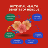 Don Ponchos - Hibiscus Flowers - Flor De Jamaica - 1lb - Product of Mexico