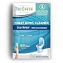 Tru Earth Toilet Bowl Cleaner Eco-Strips | Plastic Jug-Free, Septic-Safe For Cleaning | Easy to Use | 48 Strips