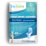 Tru Earth Toilet Bowl Cleaner Eco-Strips | Plastic Jug-Free, Septic-Safe For Cleaning | Easy to Use | 48 Strips
