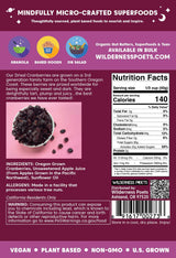 Wilderness Poets, Oregon Cranberries (Sweetened with Apples) - Dried Cranberries Infused with Unsweetened Apple Juice - 2 Pound (32 Ounce)
