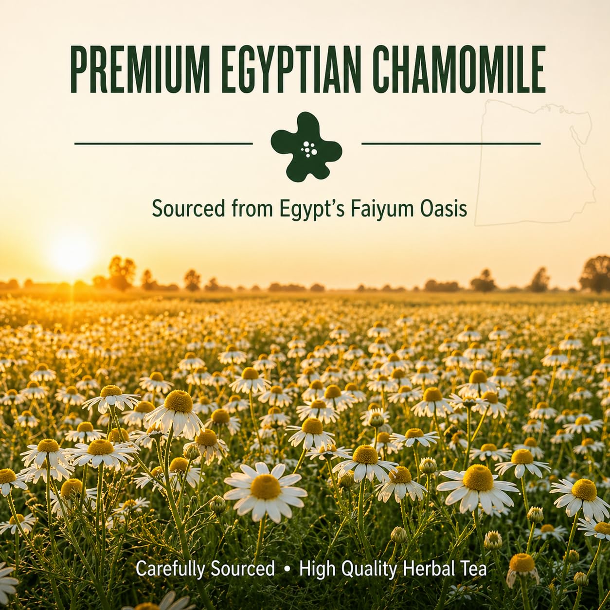 J Mac Botanicals Organic Chamomile Flowers (4 oz) - Whole Egyptian Chamomile Loose Leaf Herbal Tea, Caffeine-Free, Premium Dried Chamomile Flowers