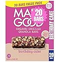 Made_Goods Birthday Cake Drizzled Bars (20 Count) | Chocolate Drizzled, Birthday Cake Flavor | Gluten Free | Nut Free | Organic Snacks, 0.85 oz Each |