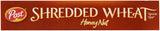 Post Honey Nut Shredded Wheat Cereal 20 oz (Pack of 12)