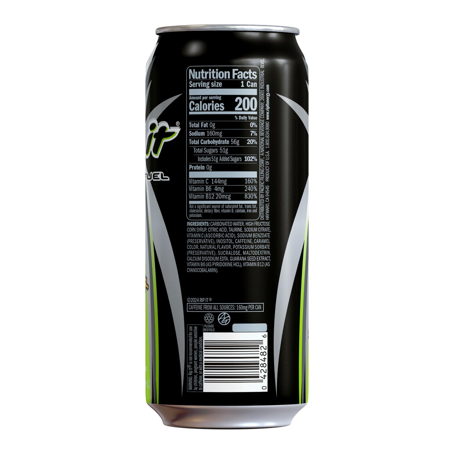 Rip-It Energy Drink | Sting-Er Mo | Tropical Fruit Flavor | 12-Pack (16oz Cans) | 160mg Caffeine | Smooth Finish | Ignite Focus | Hardcore Energy That