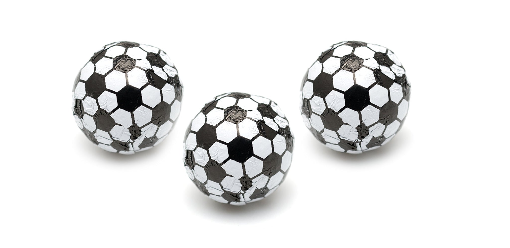 CandyOut Chocolate Soccer Balls 2 Pound - Foil Wrapped Chocolate Candy in Sealed Bag