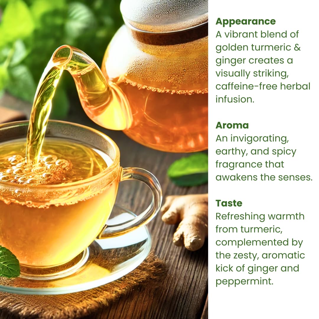 Rachelstea Turmeric, Wild Yam, Ginger, Marshmallow, Chamomile, Peppermint, Fennel, Slippery Elm: 30 Bags, 60 Cups Peppermint Gels: 90 Enteric Coated