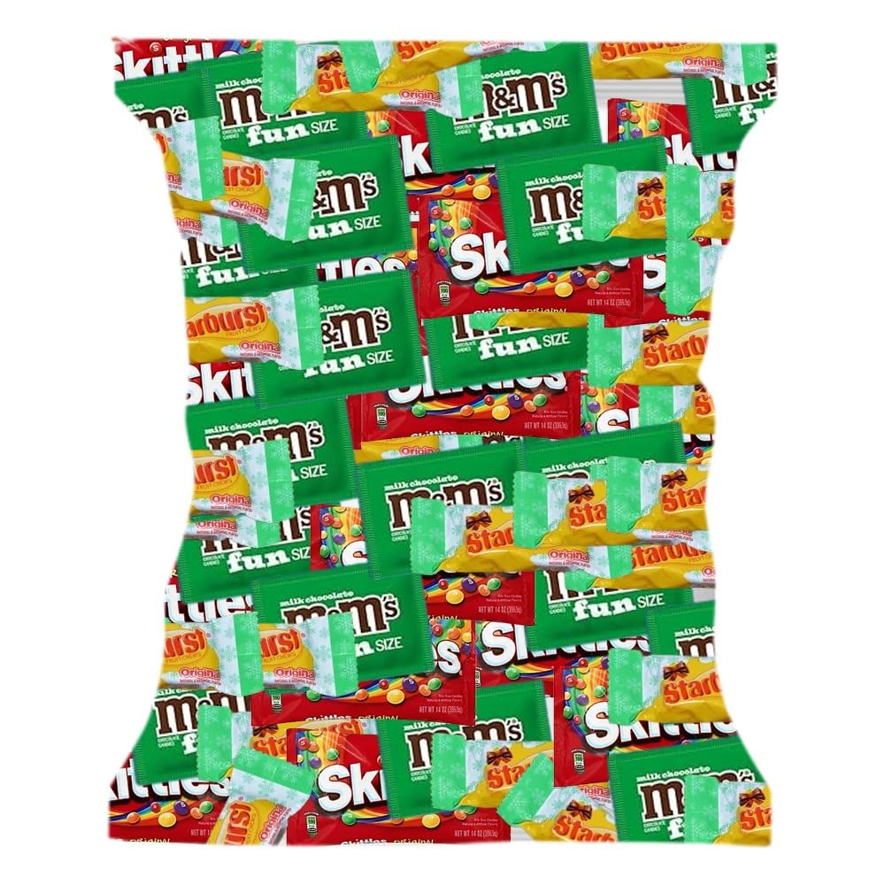 Candykrave Easter Starbarsts Skitles & MnMs Candy Variety Packs - (1lb) Bulk candy - Individually Wrapped candy for Easter, Birthday Parites, Pinata