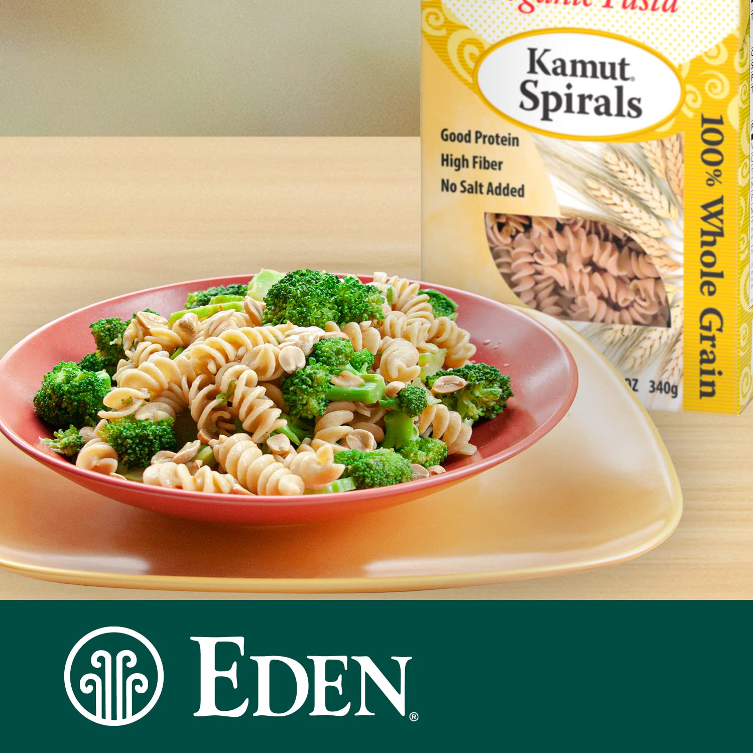 Eden Kamut Spirals, Organic, 100% Whole Grain, 12-Ounce (Pack of 6)
