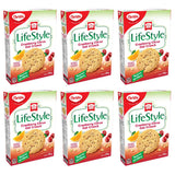 Peek Freans Lifestyle Selections Cranberry Citrus Oat Crunch Cookies, 290g/10oz, 6-Pack {Imported from Canada}
