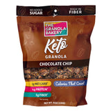 TGB Chocolate Chip Granola Cereal, Keto Friendly Snack, No Added Sugar, Gluten Free, High Fiber, 8oz Resealable Bag (Pack of 1)