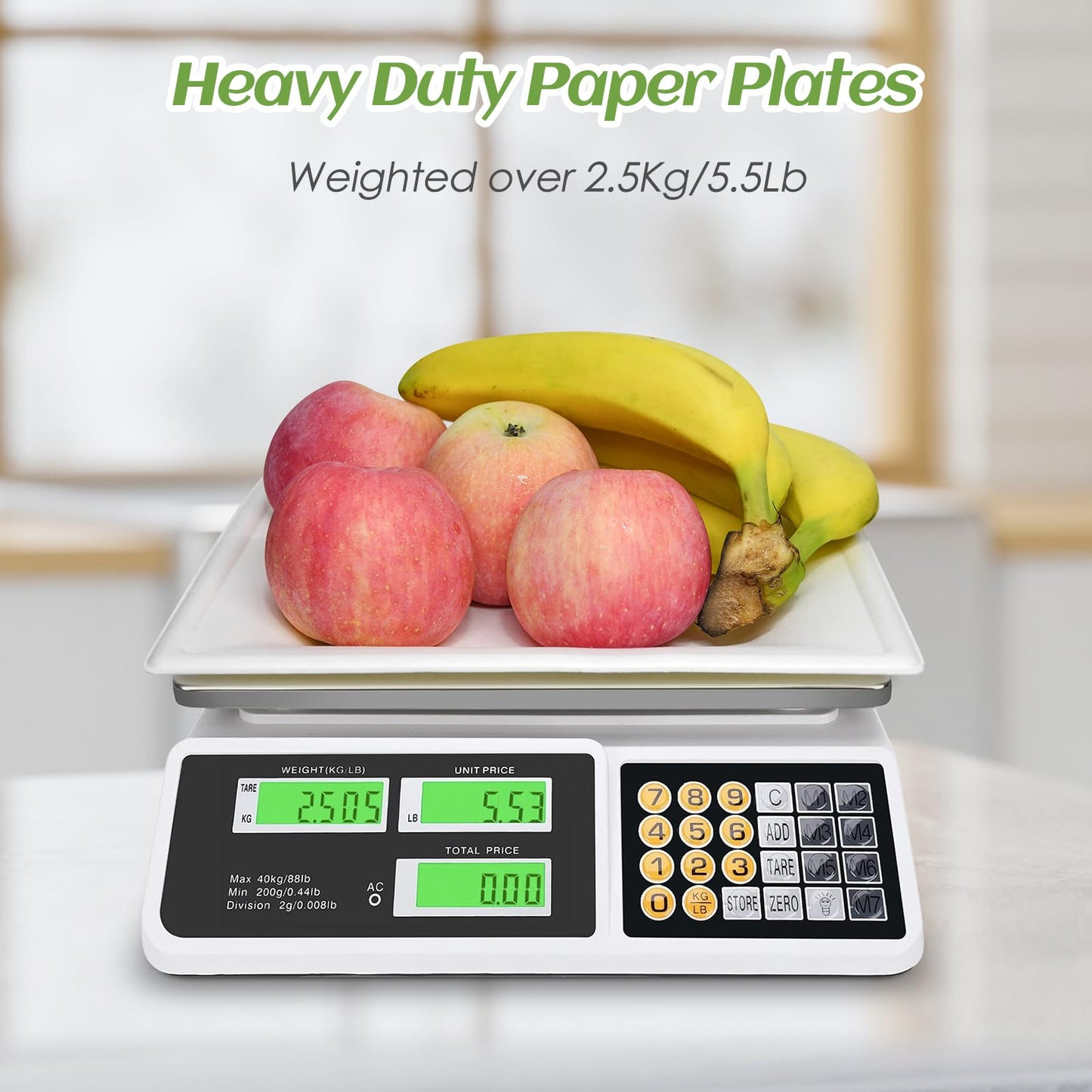 Compostable Disposable Paper Plates Set -[300 Pcs]10 inch 8 inch Heavy Duty Biodegradable Square Plates and Spoons,Forks,Knives,Napkins-Eco-Friendly