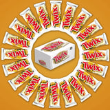 TWIX Singles Size White Chocolate Caramel Cookie Bar Candy 1.62-Ounce Bars 20-Count Box