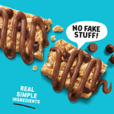 JUNKLESS Chewy Granola Bars Twin Pack - Chocolate Chip & Drizzled Birthday Cake (12 Bars)-Less Sugar, Non-GMO, Gluten-Free, Wholesome Snack Bars