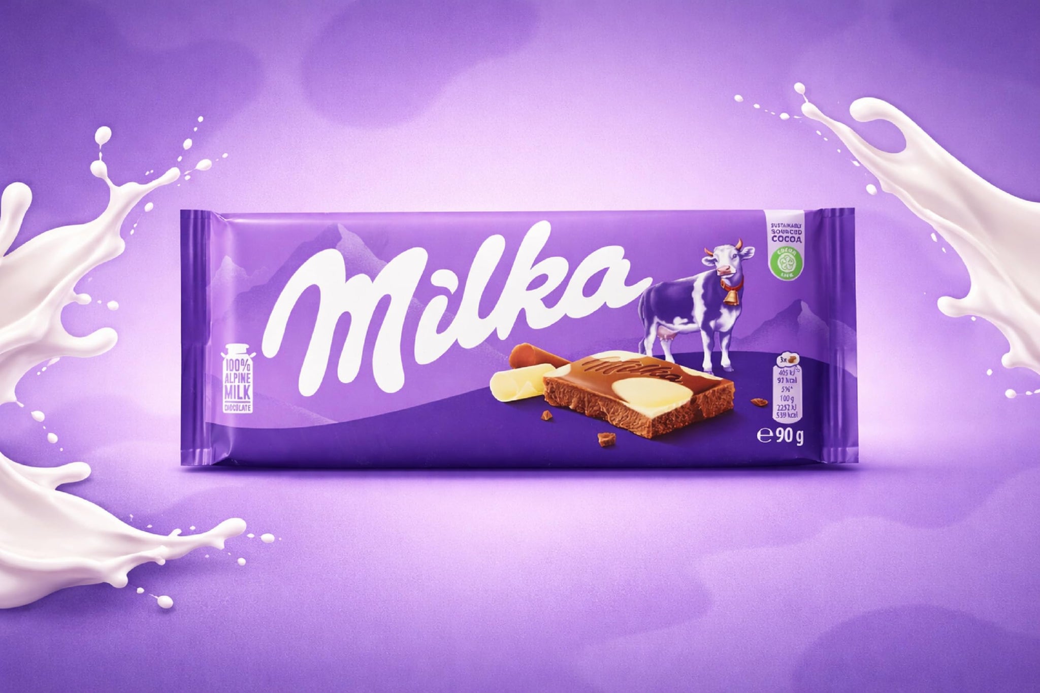 Milka Cow Spots Chocolate 90g