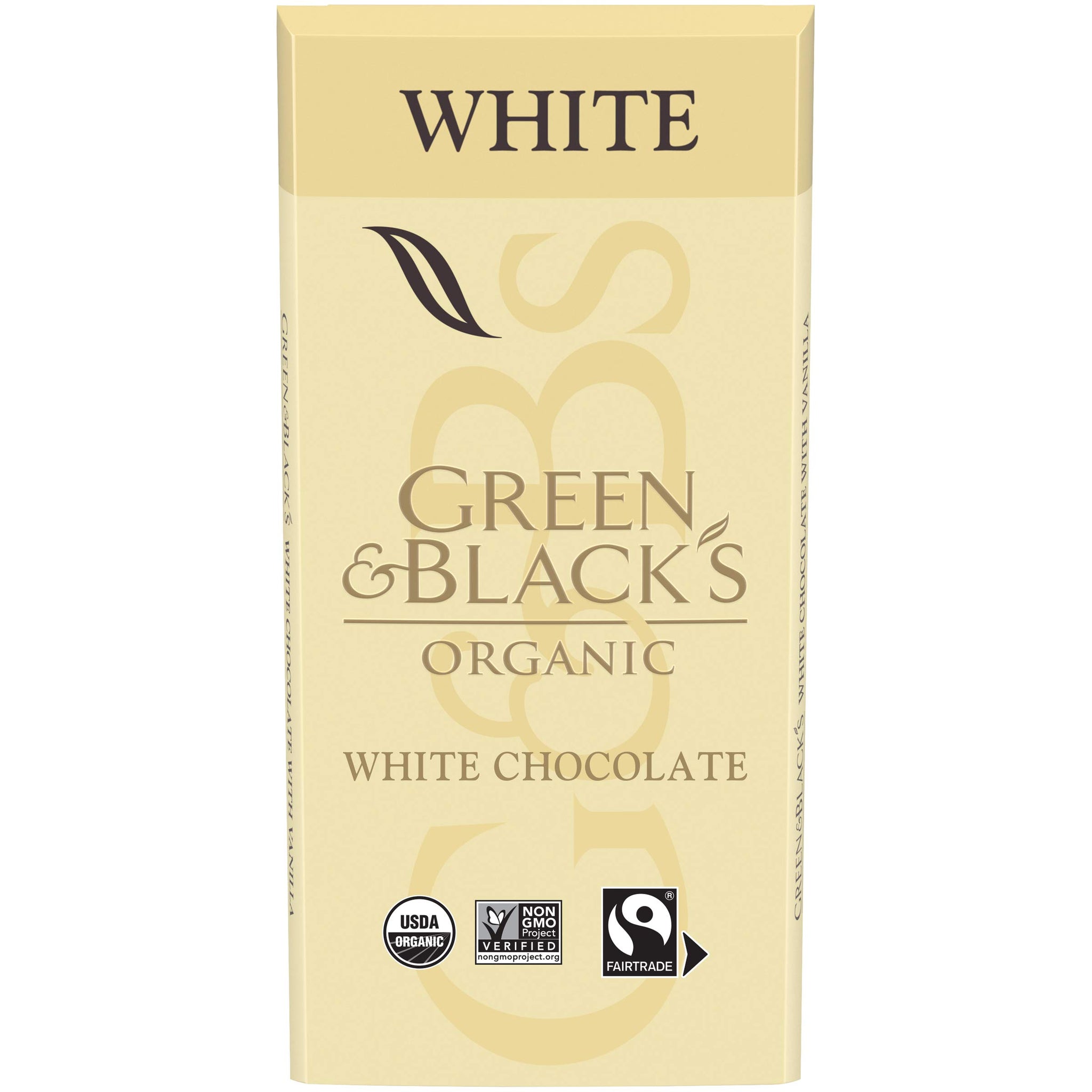 GREEN & BLACK’S Organic White Chocolate Bar, 30% Cacao, 1 Bar (3.17 oz.)