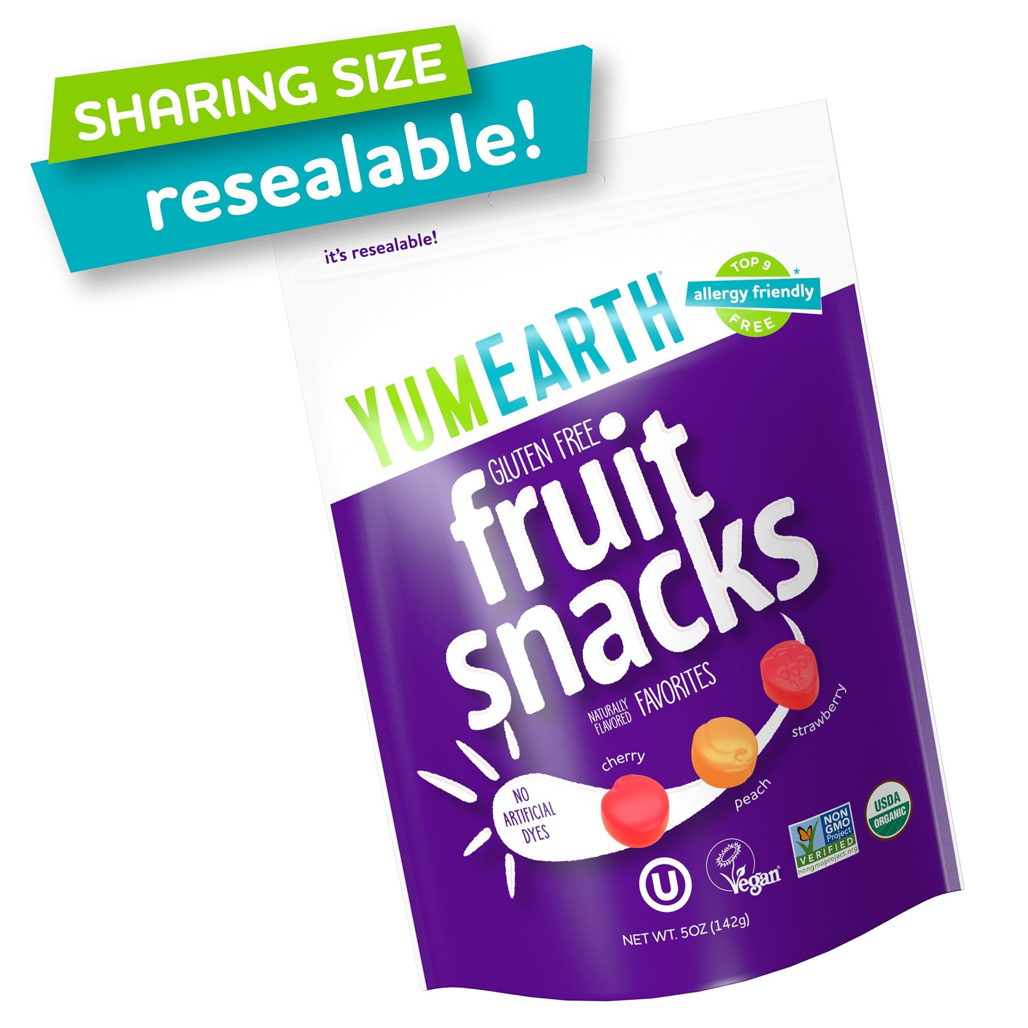 YumEarth Organic Fruit Snacks, Assorted, 5 Oz