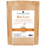 The Republic of Tea - Maté Latte® Herbal Tea, 36 Tea Bags, Roasted Yerba Mate and Rooibos Herbal Tea