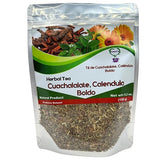 Cuachalalate, Calendula, Marigold Tea, Boldo, Basil,Herbal Mix,Quiere Te, 5.3 oz (150 grams), 1 Pack,Resealable Bag, Loose Leaf Tea,Product From