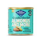 Blue Diamond Almonds, Mixed Nuts Roasted Sea Salt Deluxe Snack Nuts, Almonds, Pistachios, and Cashews, 14oz. Can (Pack of 1)