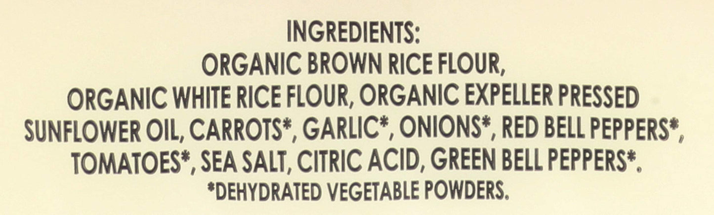 Edward & Sons, Organic Brown Rice Snaps Crackers, Vegetable, 3.5 oz