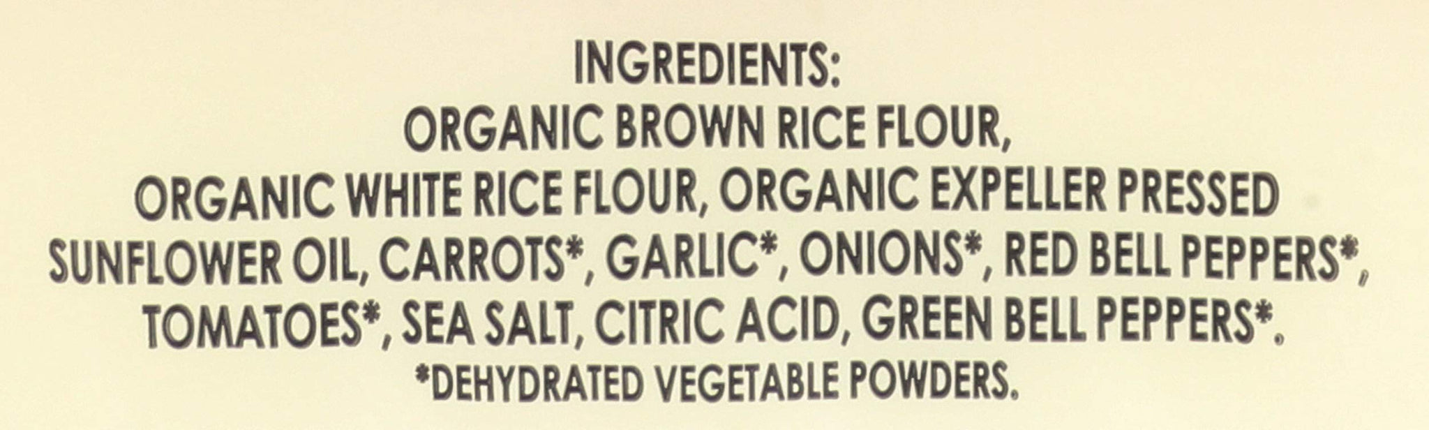 Edward & Sons, Organic Brown Rice Snaps Crackers, Vegetable, 3.5 oz