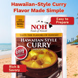 NOH Hawaiian Style Curry Sauce Mix, 1.5 oz Packet (Pack of 3) - Easy-to-Use Instant Curry Seasoning Mix for Rich & Savory Flavor - Ideal for Chicken