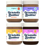 Oat Haus Organic Variety Granola Butter | Original, Chocolate, Vanilla, Blueberry | Peanut-free, Almond (Tree-Nut) Free, & School-Safe | Sunflower