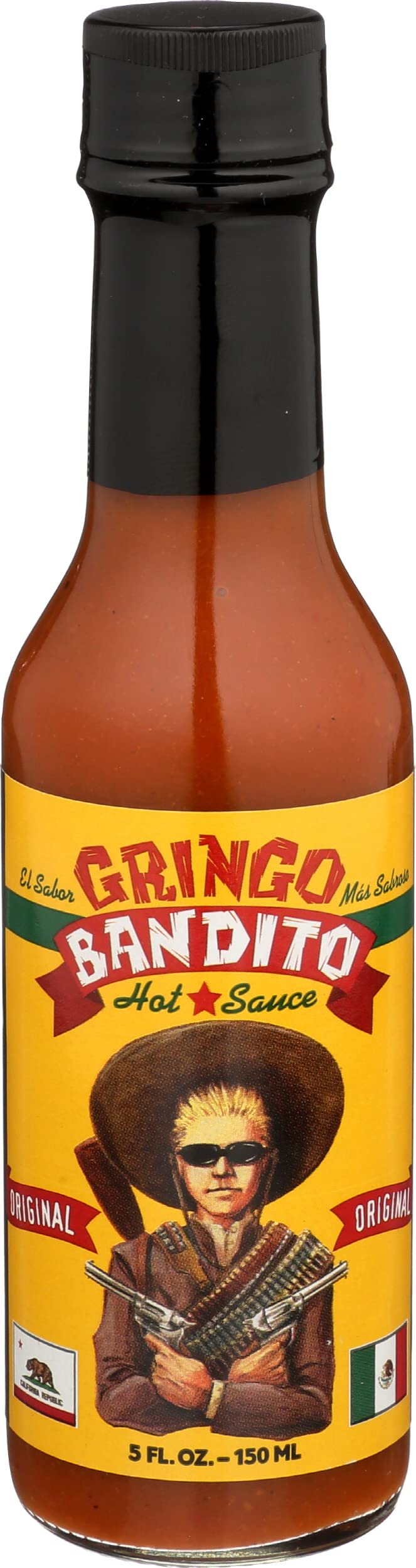 Gringo Bandito, Hot Sauce, 5 Ounce