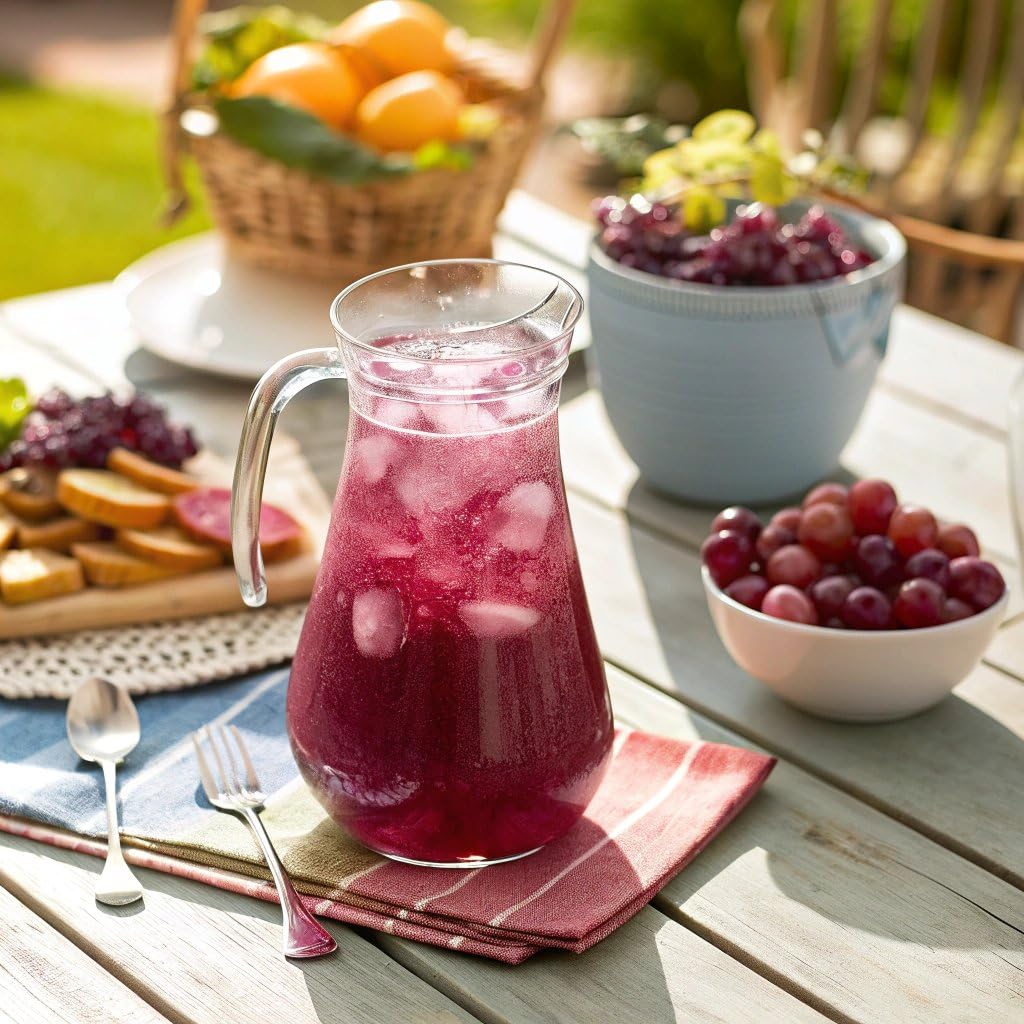 Crystal Light Drink Mix, 6 Pitcher Packets, for Flavorful Hydration and Shareable Refreshment, Concord Grape Artificially flavored, Zero Sugar, Low