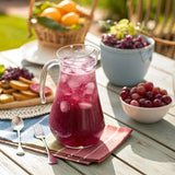 Crystal Light Drink Mix, 6 Pitcher Packets, for Flavorful Hydration and Shareable Refreshment, Concord Grape Artificially flavored, Zero Sugar, Low
