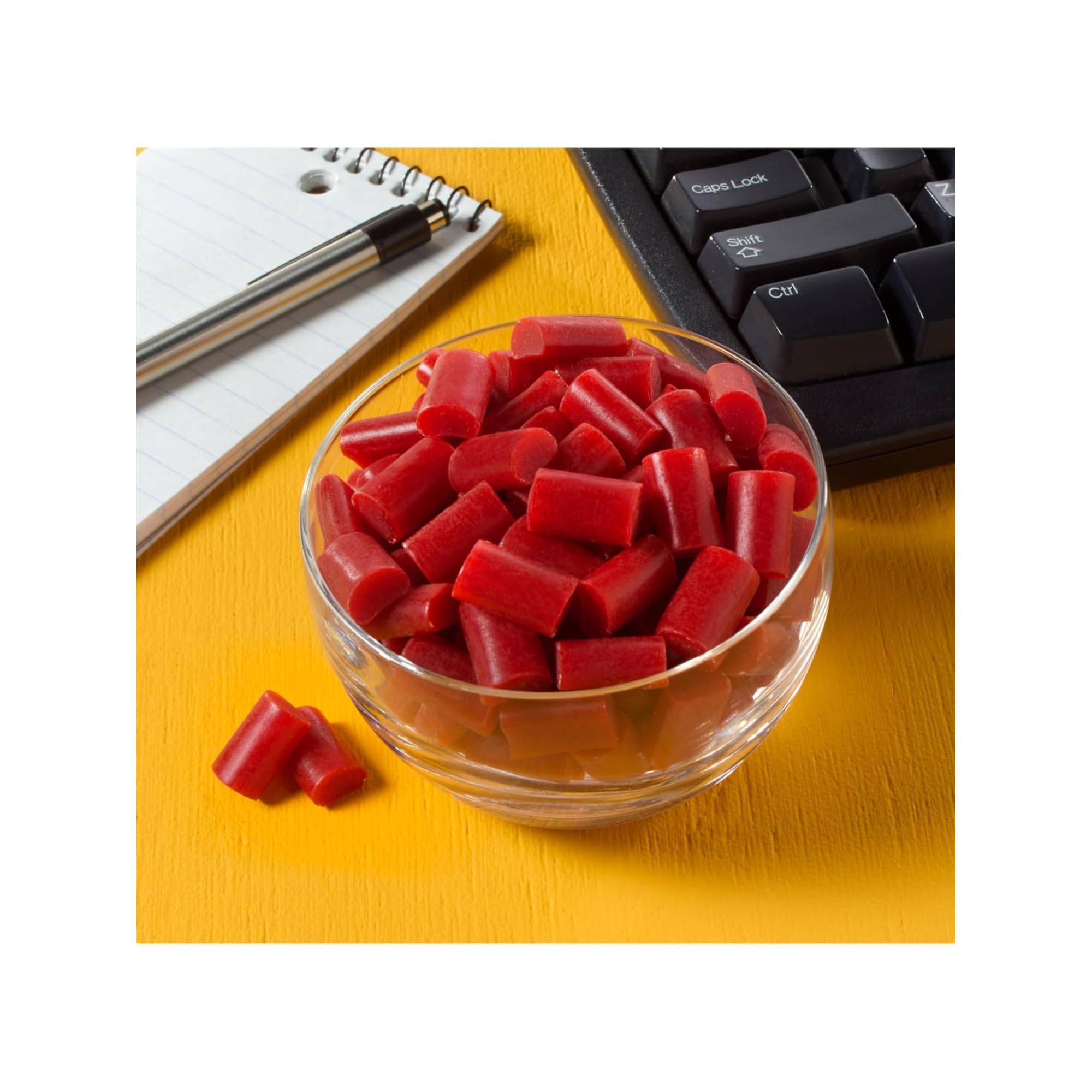 Twizzlers Cherry Nibs - Pack of 4 - Low Fat Snacks that Everyone is Sure to Love - King Size Delicious Cherry Gummy Candy