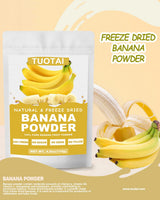 Nature Banana Fruit Powder,4 Ounces,Freeze Dried Banana Powder for Cake, Drinks and Baking Food
