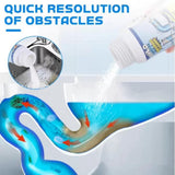 2Pcs Upgraded Wild Tornado Sink and Drain Cleaner, Pipe Dredge for Kitchen, Bathroom & Toilet, Super Cleaning Drain Foam Cleaner, Fast Foaming