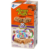 Reese's Puffs & Cinnamon Toast Crunch Cereal Bar Treats (30 ct.)