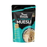 True Elements Muesli Sugar Free 1kg - Packed with 13.5g Plant Protein | Breakfast Cereal | No Added Sugar