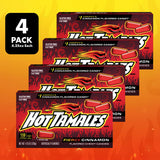Hot Tamales Fierce Cinnamon Candy, 4 Pack - 4.25oz Each, Ideal for Candy Lovers and Fans of Hot Tamales, Perfect for Snacking, Sharing, Parties, or