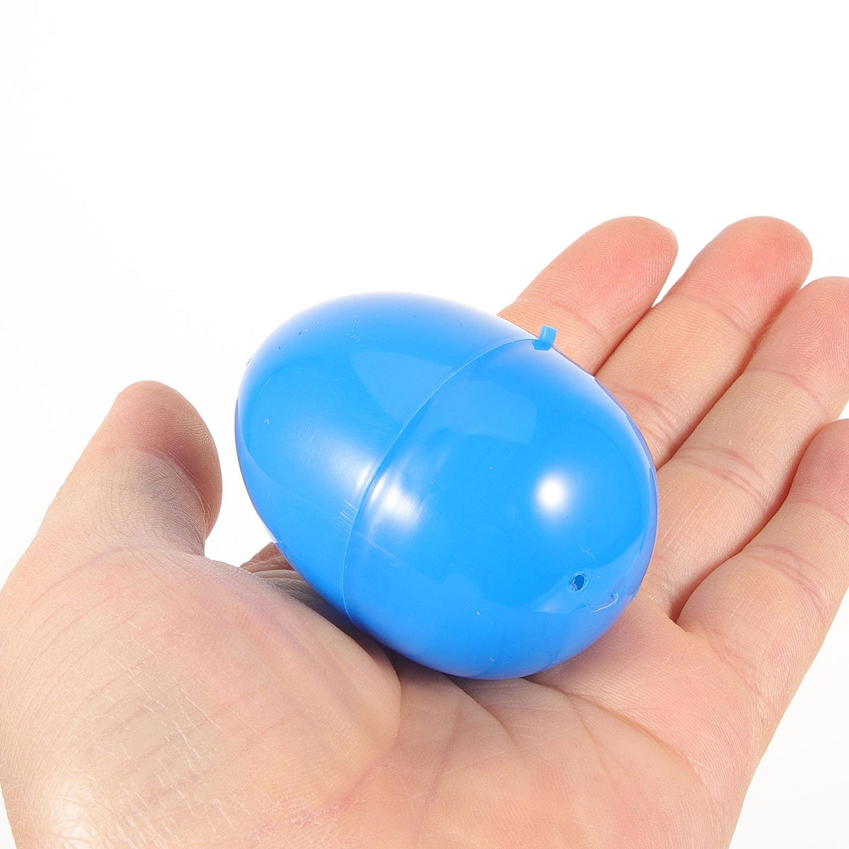 Garneck 50pcs Fillable Plastic Easter Eggs Decorative Openable Egg Party Favors Candy Boxes for Home And School