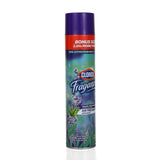 Clorox Fraganzia Aerosol Air Freshener in Lavender with Eucalyptus Scent - Long-Lasting Room Spray, Odor Eliminator for Home, Bathroom, and Bedroom