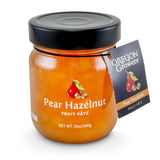 Oregon Growers Pear Hazelnut Fruit Pate - Pear Hazelnut Jam, Natural Preserves Made with Real Sugar, Fruit Jelly Spread, Pairs Perfectly with Cheese