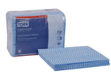 Tork Foodservice Cleaning Towel Blue/White W8, Z-Folded, 4 x 80 Cloths, 192183