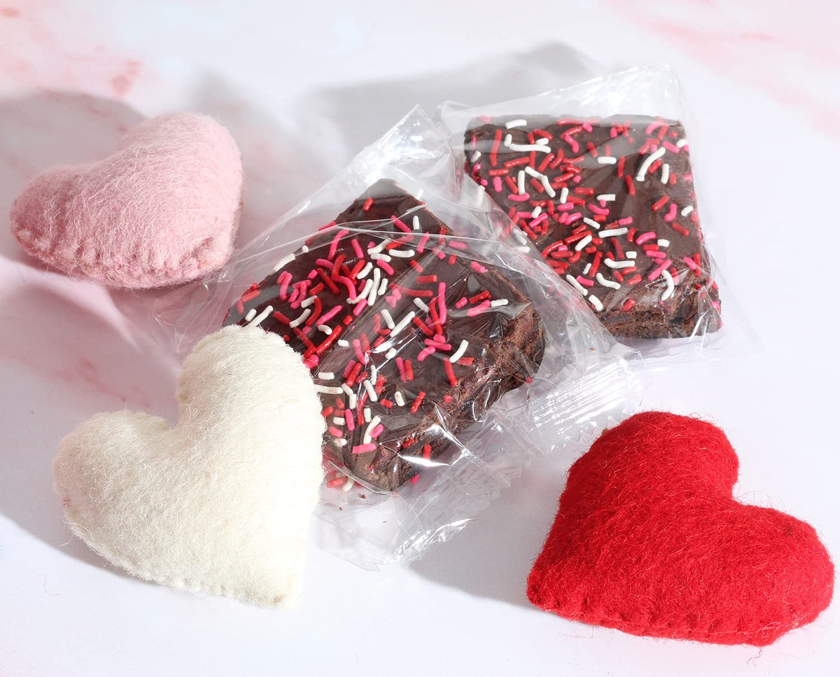 Val Day Brownies Cookies Gift Basket Chocolate Brownies Valentines