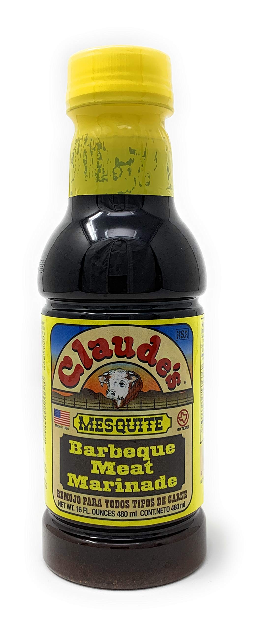 Claude's Sauces Mesquite Barbeque Meat Marinade, 16 FZ